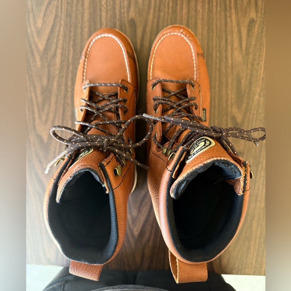 Irish Setter Tan Leather Ultradry Waterproof Men's Boots - Picture 5 of 9